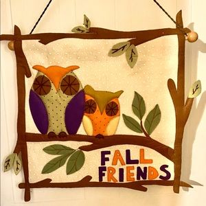Wall Hanging with 🦉 Owls Fall Friends